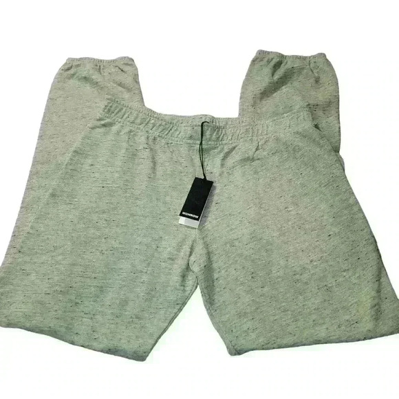Monrow Sweatpants Womens Small Cotton Pockets Stretch Speckled USA Athleisure - Picture 4 of 16